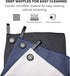 Magnetic Golf Towel for Bags - Microfiber Waffle Golf Towels for Men & Women with Magnet (Blue)