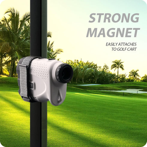 Gogogo Sport Vpro Magnetic Golf Rangefinder Holder Mount Strap, Adjustable Strap Fits Most Types with Strong Magnet