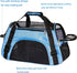 Pet Carrier Cat Carrier, Soft-Sided Airline Approved for Small Medium Cats Dogs Puppies (Medium, Blue)