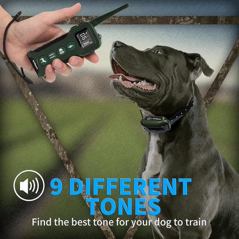 Dog Training Collar with Remote - Waterproof Shock Collar for Large Medium Dogs, Upgraded 3300Ft E Collar with 3