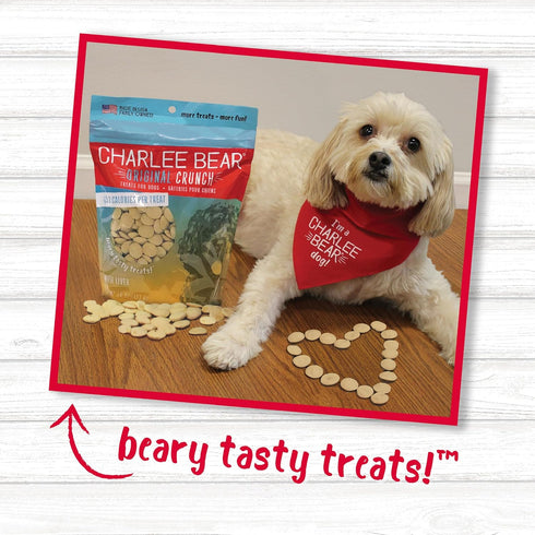 Charlee Bear Dog Treats with Liver, 6 Pack, 16 oz Each