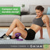 Gaiam Thigh Toner, Versatile Workout Equipment for Toning Hips, Thighs, and Glutes, Portable with Padded Handles