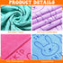 8 Pcs Dog Drying Towels Bulk 55'' x 28'' - Absorbent Microfiber Bath Towels for Small Medium Large Dogs