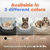 25 lbs 21 20 14 Best Pet Supplies Elevated Dog Car Seat for Small Dogs, Booster Seat with Safety Tether & Storage