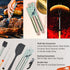 Set Set Set Set BOMKI Grilling and Camping Cooking Utensils for The Outdoors BBQ - Camping Utensil Kitchen Cookware