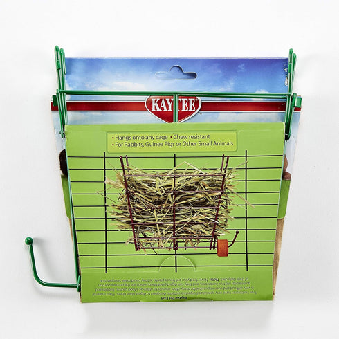 Kaytee Hay Manger with Salt Hanger for Rabbits and Guinea Pigs