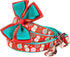 Blueberry Pet Snowman Making Christmas Designer Dog Leash with Bowtie, 5 ft x 3/4", Medium