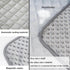 BAMY Cat Cooling Mat Summer Dog Silk Pad, Self Cooling Cushion Washable Kitten Ice Blanket with Duck Strawberry Pattern