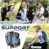 VentaPak Lightweight Ventilation Backpack Spacer: External Frame for Hiking & Biking Backpacks