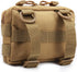 Tactical MOLLE Pouches - 2 Pack Compact Water-Resistant Utility Gadget Gear EDC Pouch