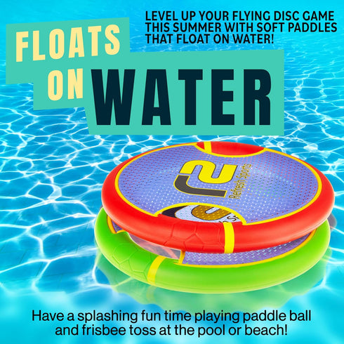 Fun Bouncy Paddle & Stringy Ball Toss & Catch Game - Easy to Use for Kids All Ages - Soft Foam Design for Safe Play