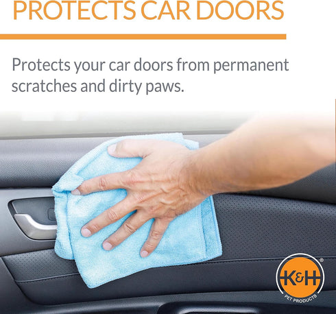 K&H Pet Products Vehicle Door Protector Tan, 2 Packs for Sedan and SUV Car Door Scratches