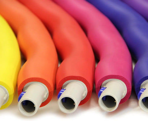 Weighted Hula Hoop, ACU Hoop 4M - 4 lb Medium, Rainbow Colors for Weight Loss Fitness Workout