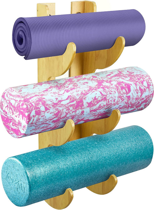 Yes4All Soft-Density Half/Round PE Foam Roller, 12/18/24/36 inch for Deep Tissue Muscle Massage, Back, Legs