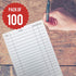 Gray Dog Grooming Client Cards, 4X6 (100 Pack), Client Information Clip Cards for Pet Groomers