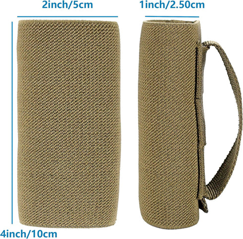 JX Tacfancier MOLLE Mounted Tourniquet Holder, Elastic TQ Holder for Duty Belt, Retention Band Pouch Survival Gear