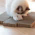 Navaris Cat Scratching Board Set - Narrow Cardboard Scratch Boards for Small and Large Cats, Set of 3