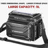 Himiway Multifunctional Bike Handlebar Bag, IP65 Waterproof with Foldable TPU Phone Holder & 2 Bottle Mesh Bags