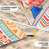 79" 83"/120"x108"for 1-8 HIHOHO Beach Blanket Waterproof Sandproof Extra Large Beach Mat X Adults Quick Drying Durable