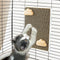 Cat Scratching Post for Cage - Cage Wall Mounted Cat Scratcher, Cardboard Scratcher, SCRC-30X20