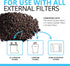 Fluval Aquatic Peat Granules, Chemical Filter Media for Freshwater Aquariums, 17.6 oz.