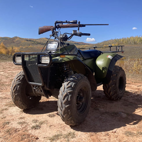 Pack Rack Plus Gun & Bow Rack for ATVs and Bikes, Model PRP1