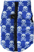 SMALLLEE_LUCKY_STORE BFL049-Blue-M New Soft Padded Vest Harness for Small Dogs - Blue Skull