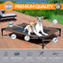 K&H Pet Products Dog Cots, Large, Elevated Outdoor Dog Cot Bed, Washable, Portable, Heavy Duty Metal Frame,