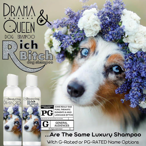 16 oz. The Blissful Dog Australian Shepherd Drama Queen Shampoo