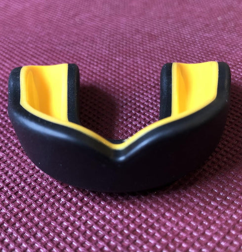 Youth Mouth Guard for Kids (USA Flag & Fangs) - 20 Colors to Choose from - Football, MMA, Rugby, Boxing