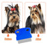 5 Pack Flea Lice Comb - Stainless Steel Dog & Cat Grooming Combs with Rounded Teeth, Dematting Comb for Pets
