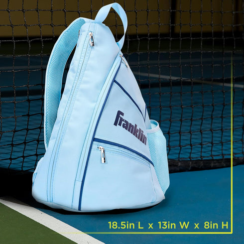 Backpack Franklin Sports Pickleball Bags - Sling Bag for Gear + Equipment - Men + Women - Holds Paddles, Balls +