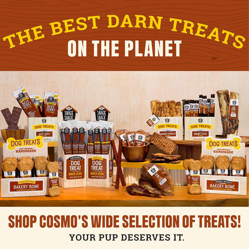 Cosmo's Snack Shack (24 Count Pack 1) Pork Meat Sticks for Dogs - Savory Flavor - All Natural Dog Treat - Made in USA