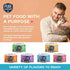 100% Pack 12 Pure Cravings Wet Cat Food Canned Salmon Cutlets in Gravy, Mercury-Tested, Moist Can Fish for Cats