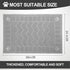 Motsamla 35" 24" Cat Litter Mat, Litter Trapping Mat Soft on Kitty Paws, x Kitten Litter Box Mat for Cleaner Floors
