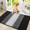 Smiry Dog Door Mat for Muddy Paws, Low-Profile Entryway Mat with Non-Slip Backing, Absorbs Moisture and Dirt (30x20