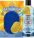Bodhi Dog Shampoo Brush, Grooming Brush for Pets, Short Hair Dog Scrubber, Blue, 2 Count