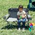 150 Lbs. Busy Bee Oversized Kids Camping Chair with Cup Holder, High Back Toddler Chair Kids Folding Chair, Perfect