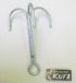 KUFA 8" H x 5" W Galvanized Steel Grapple Hooks