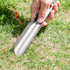 Navaris Ultralight Titanium Backpacking Shovel - Lightweight Camping Trowel Multitool with Ruler Lines - Includes Protective Sleeve by Navaris