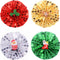 Dog Collar Flowers, Bows Charms for Small Medium Large Dog Cat Puppy Collar Embellishments (4pcs Christmas flower)