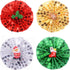 Dog Collar Flowers, Bows Charms for Small Medium Large Dog Cat Puppy Collar Embellishments (4pcs Christmas flower)