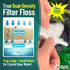 Aquatic Experts Aquarium Filter Floss - FilterFirst Aquarium Filter Pad, 12" x 72" by ¾ to ½ Thick