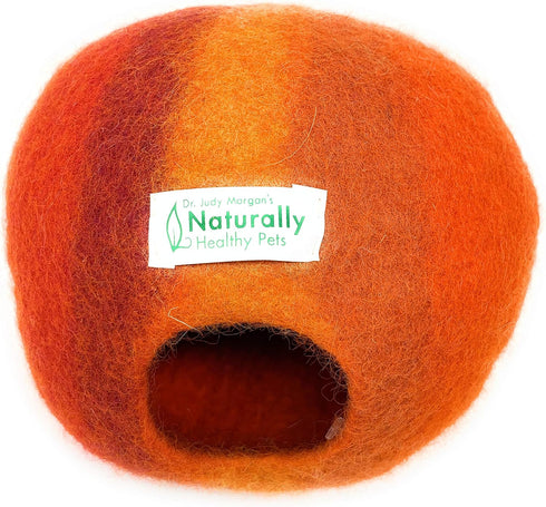Dr. Judy Morgan's Naturally Healthy Pets Rodent Cave Nesting Bed for Gerbils, Mice, Hamsters, Rats