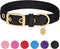 Blueberry Pet Designer Mixed Metallic Thread Adjustable Dog Collar, Holographic Shining Black, Neck 9-12.5", for Small