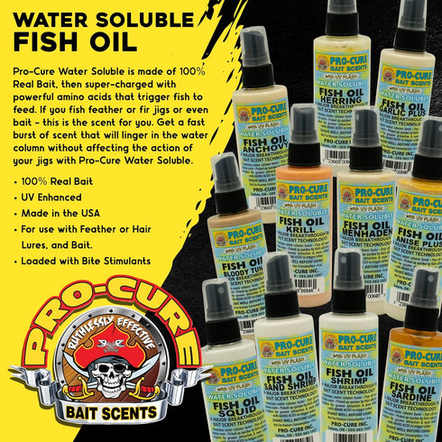 4 Pro-Cure Bloody Tuna Water Soluble Fish Oil, Ounce