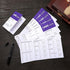 Eaasty 48 Pack Dog Vaccine Record Book, Foldable Puppy Vaccination Record Card for Canine Health