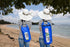 Waterproof Dry Bags Set of 3 with 2 Zip Lock Seals, Detachable Shoulder Strap, Waist Pouch & Phone Case - Navy Blue