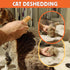 Generic JoPets - Professional Wood Deshedding & Undercoat shedding brush for Dogs, Cats, Horses - Ergonomic Grooming
