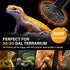 150W 2-Pack Bulbs HealSmart Reptile Heat Lamp Ceramic Heat Emitter, No Light Emitting Heat for Amphibian Pet Brooder